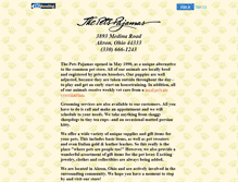 Tablet Screenshot of petspajamas.com